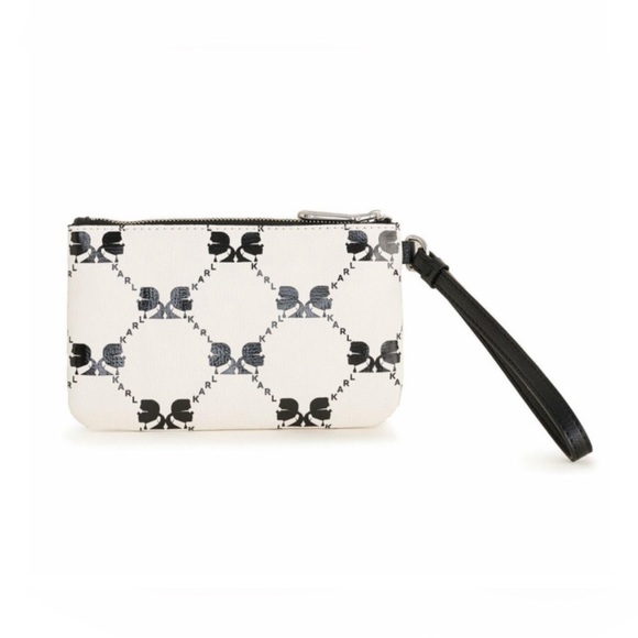 KARL LAGERFELD Adele Zip Wristlet NWT - Picture 7 of 7